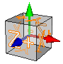 Orientation Marker of the 3D Resuts window